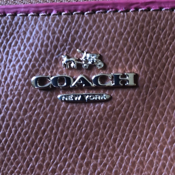 Coach Small Brown and Pink Bag - Picture 3 of 4